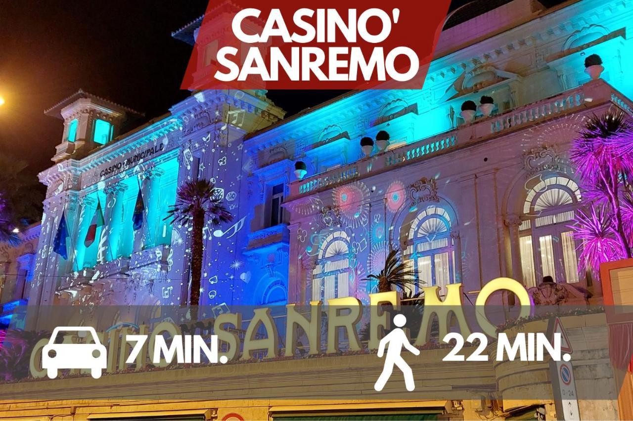 Free Parking-Sea View, With Pool & Garden Lägenhet Sanremo Exteriör bild
